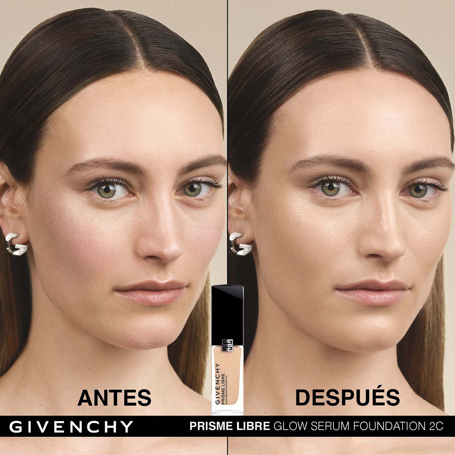 PRISME LIBRE GLOW SERUM FOUNDATION. BASE DE MAQUILLAJE EN SUERO QUE MEJORA LA PIEL, LUMINOSIDAD 24H E HIDRATACIÓN 48 H (BASE DE MAQUILLAJE EN SUERO)
